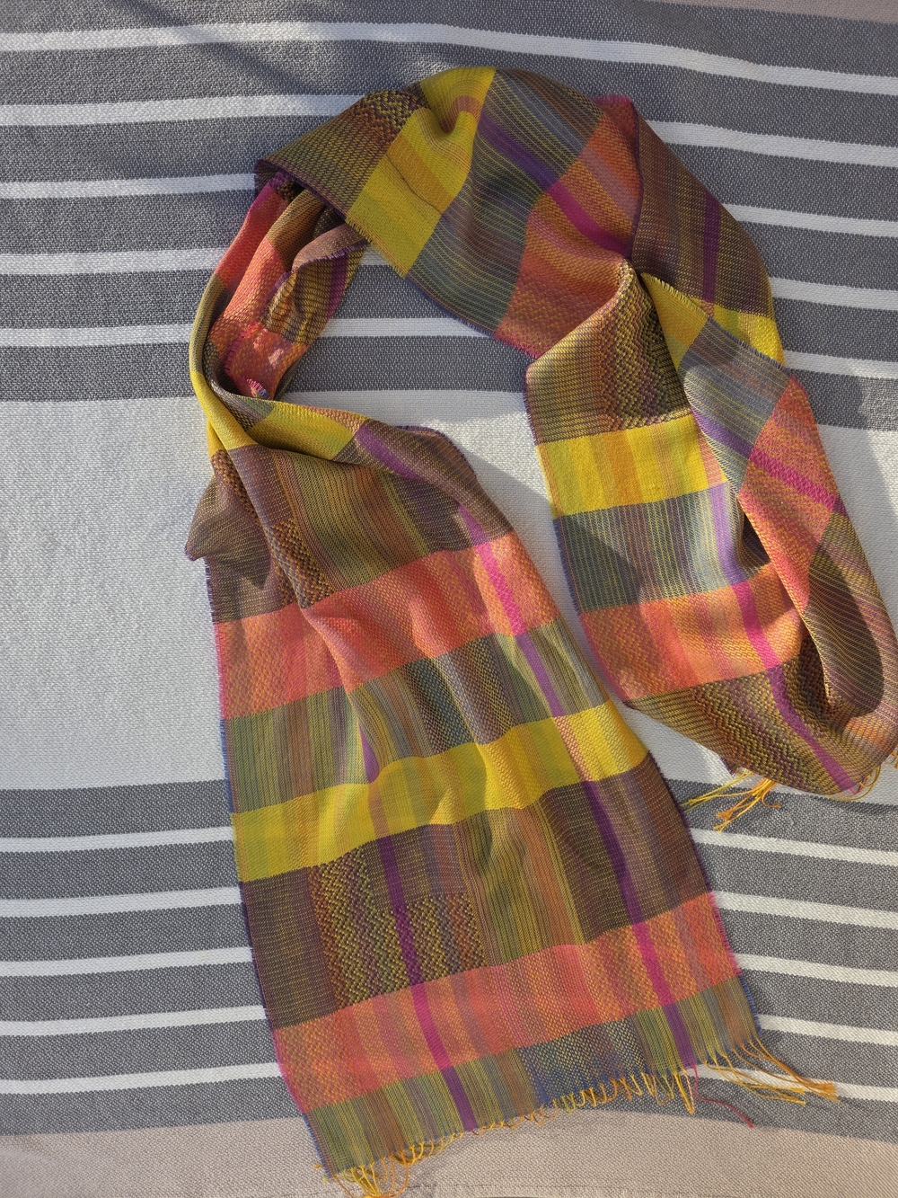 Sol Brand Silk & Alpaca Lightweight Long Scarf Wrap Warm Cllors